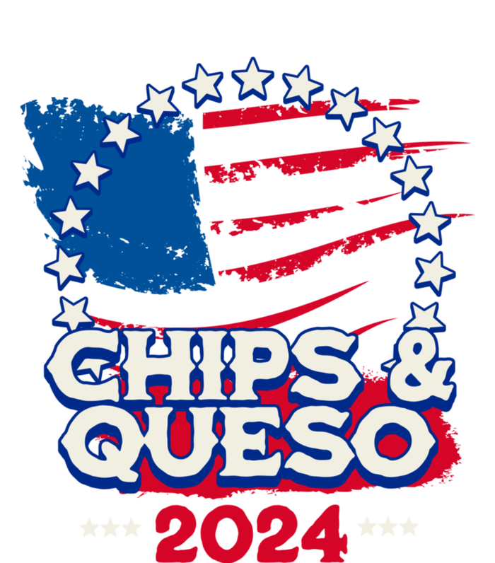 Funny Chips And Queso Patriotic Political Voter Humor 2024 Toddler Sweatshirt