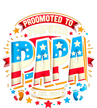 Promoted To Papa Est. 2024 New Papa Fathers Day Grommeted Golf Towel