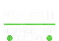 Funny Dink Player Pickleball Make Tennis Courts Great Again Gift Full-Length Apron With Pockets