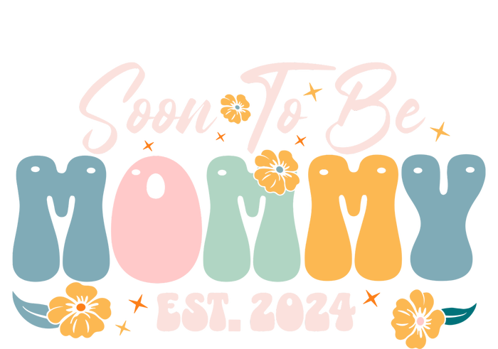 Soon To Be Mommy Est 2024 New Mom Pregnancy Announcement Ladies PosiCharge Competitor Racerback Tank