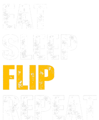 Eat Sleep Flip Repeat Funny Gymnastics Parkour Flipping Grommeted Golf Towel