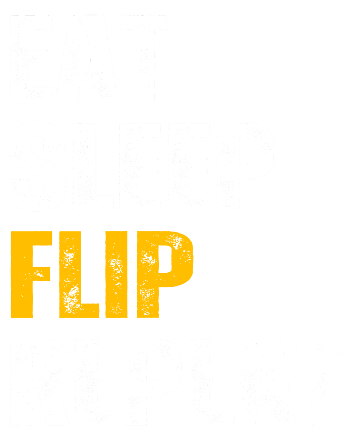 Eat Sleep Flip Repeat Funny Gymnastics Parkour Flipping Grommeted Golf Towel