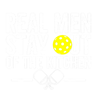 Funny Pickleball Vintage Real Man Stay Out Of The Kitchen Gift Women's Pullover Hoodie