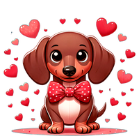 Valentines Day Wiener Dog Dachshund Valentine Hearts Doxie Gift T-Shirt