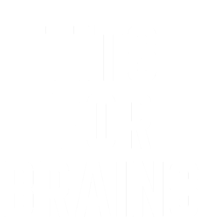 Funny Tits For Brains Sarcasm Saying Feminist Mama Christmas Zip Tote Bag