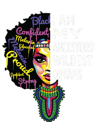 I Am My Ancestors Wildest Dreams Black History Month Women's Tri-Blend 3/4-Sleeve Raglan Shirt