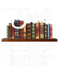 Books Helping Introverts Avoid Conversation Since 1454 Tote Bag