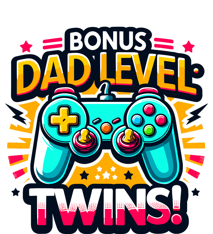 Dad Level: Twins! Funny And Playful Typography Twin Dad Tank Top