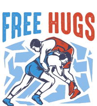 Free Hugs Funny Wrestling Gifts For Wrestlers Boy Youth Performance Sprint T-Shirt