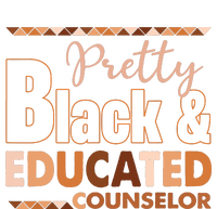 Pretty Black And Educated Counselor Black History Month Kids Long Sleeve Shirt