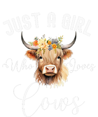 Just a Girl Who Loves Cows Funny Cute Cow  Sustainable Knit Beanie