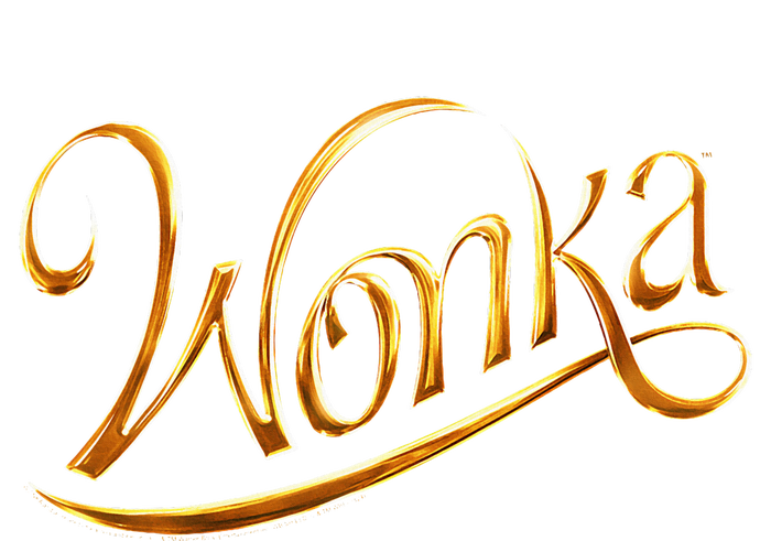 Wonka Movie New Gold Logo  Mousepad