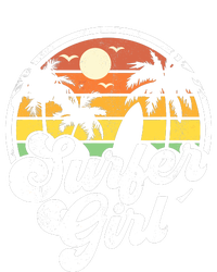 Surfer Girl Beach Retro 70s Summer Surfing Vacation Gift Hoodie