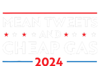 Mean Tweets And Cheap Gas Funny 2024 Pro Trump Zip Tote Bag