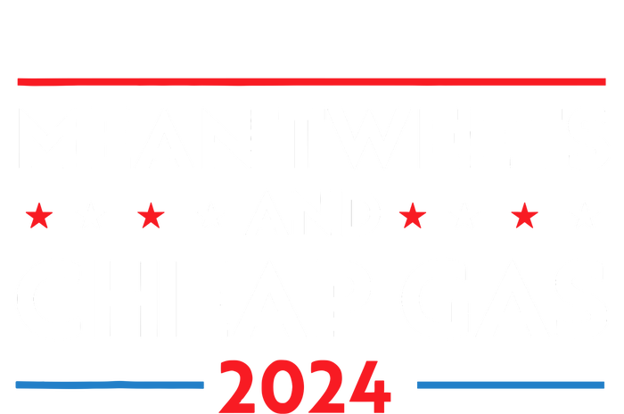 Mean Tweets And Cheap Gas Funny 2024 Pro Trump Zip Tote Bag