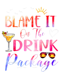 Girl Cruise Blame It On The Drink Package Drinking Booze T-Shirt