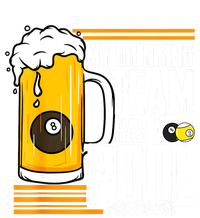 Funny Beer My Drinking Team Has A Pool Problem Billiard Gift Zip Tote Bag