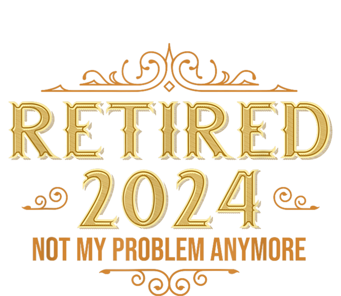 Retired 2024 Retirement For Women Funny Kids T-Shirt