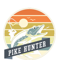 Fishing Pike Hunter River Fishing Angler Fish Hunting Ladies Long Sleeve Shirt