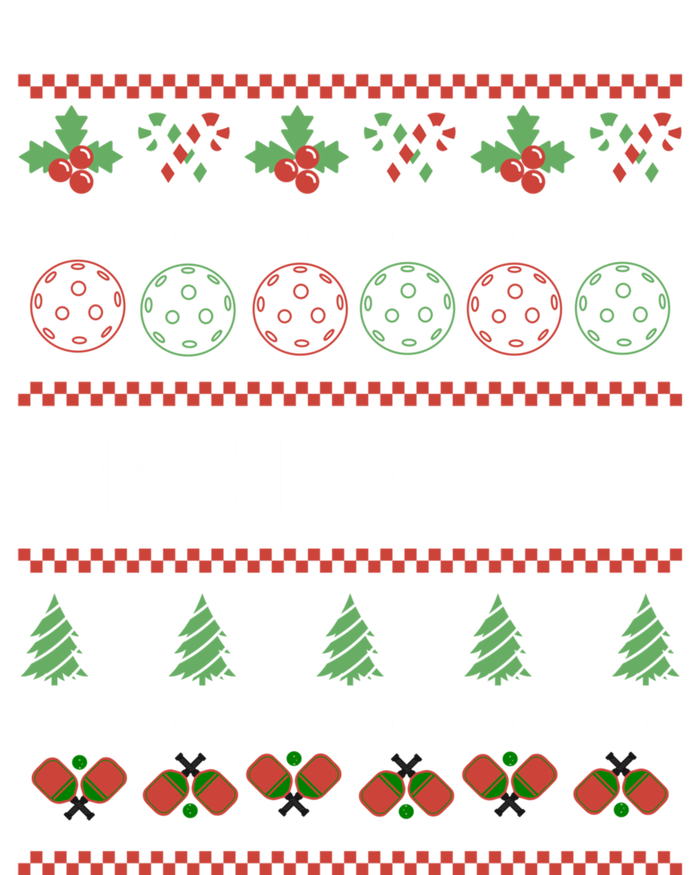 Pickleball Ugly Christmas Design Gift Kids Long Sleeve Shirt