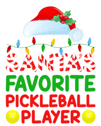 Xmas Lighting SantaS Favorite Pickleball Player Christmas Gift T-Shirt