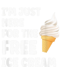 I'm Just Here For The Free Ice Cream Funny Cruise 2024 Hoodie