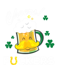 St Patricks Day Funny Cheers Fuckers Bang Beer Irish 4leaf Gift T-Shirt