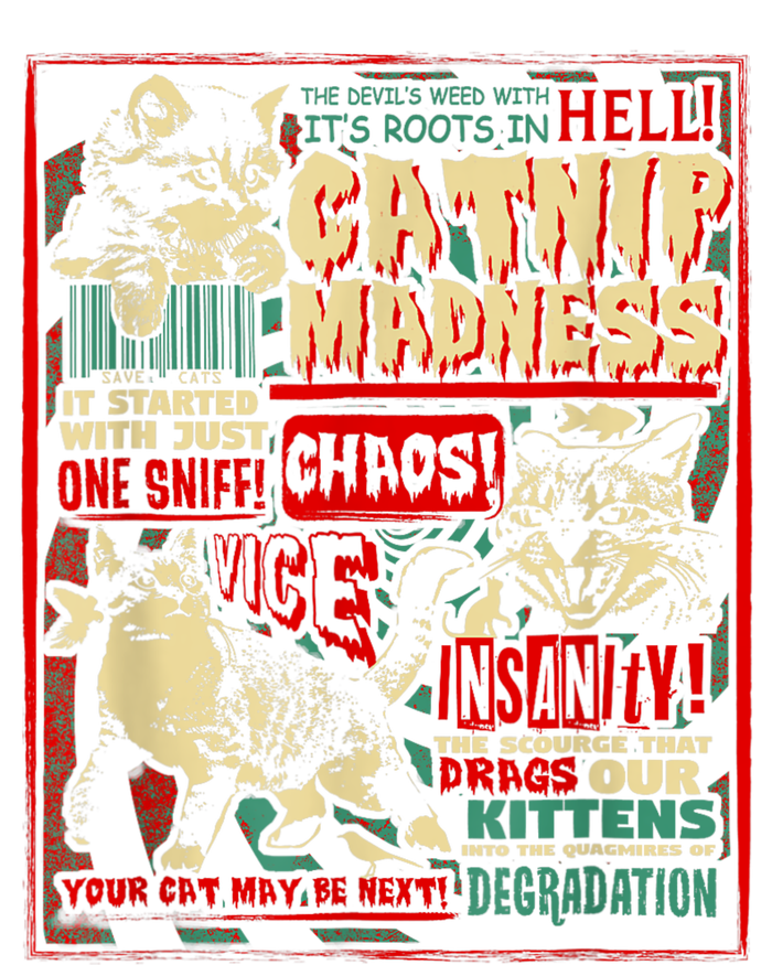 Catnip Madness Cute Kitten Cat Lover Gift For Cat Owners Cooling Performance Crew T-Shirt