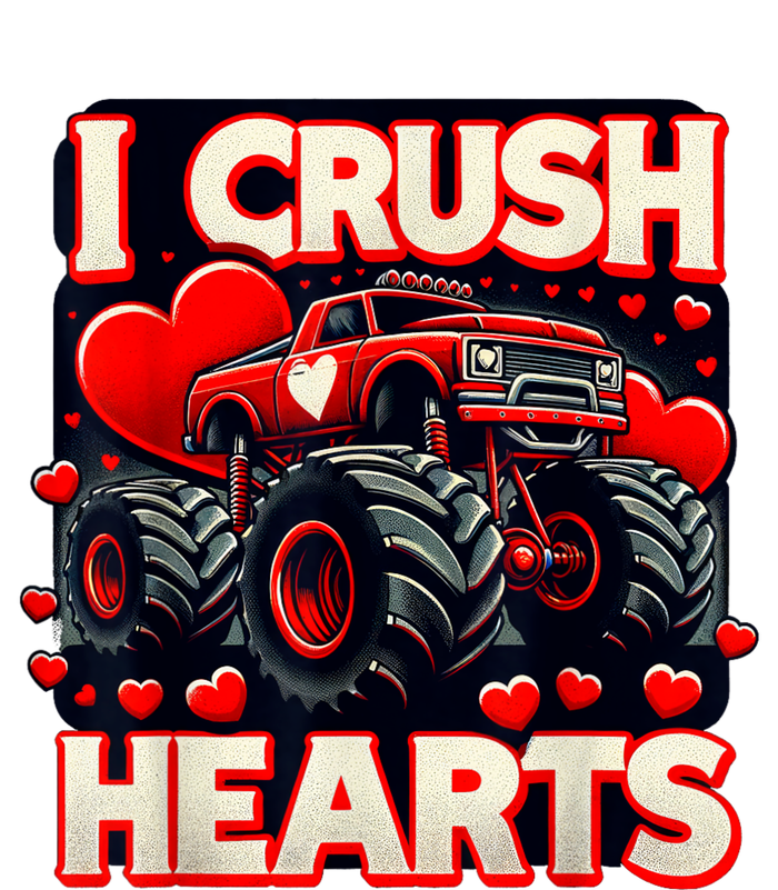 Valentines Day I Crush Hearts Kids Tie-Dye T-Shirt