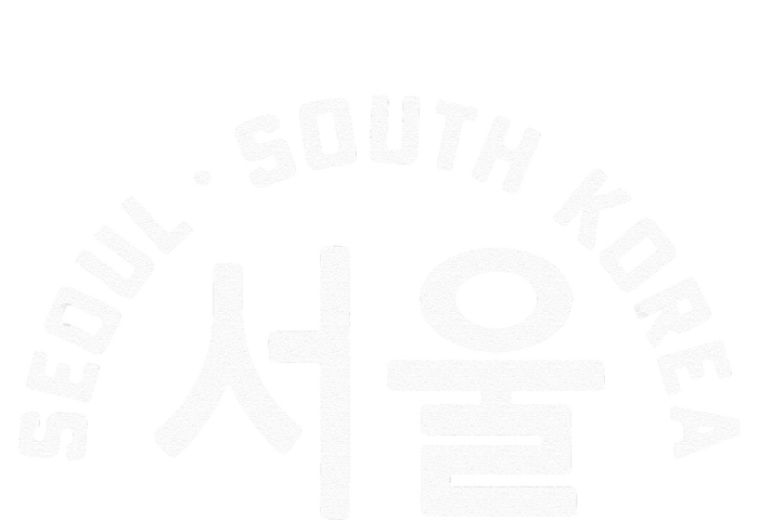 Seoul South Korea Korean Hangul College Style Retro T-Shirt