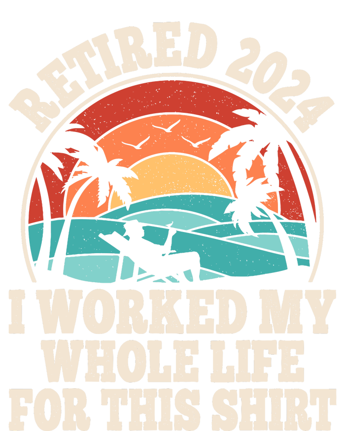 Retired 2024 Retirement I Worked My Whole Life For This Women's V-Neck T-Shirt