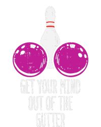 Bowling Get Your Mind Out Of Gutter Funny Bowler Flexfit Unipanel Trucker Cap