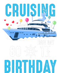 Cruising Into My 80 Year Old Cruise Birthday 80th Funny Mousepad