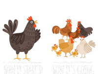 Chicken Meme Farm Hen Pun For Chicken Lovers Adult ChromaSoft Performance T-Shirt