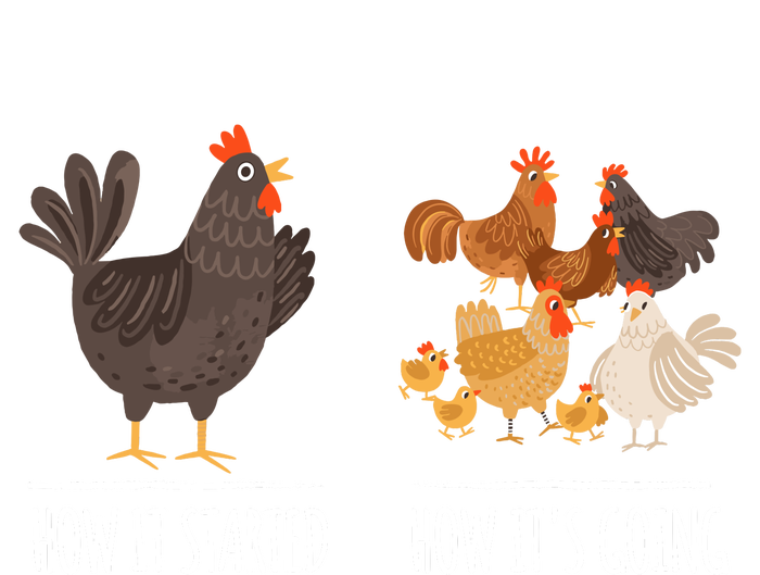 Chicken Meme Farm Hen Pun For Chicken Lovers Adult ChromaSoft Performance T-Shirt