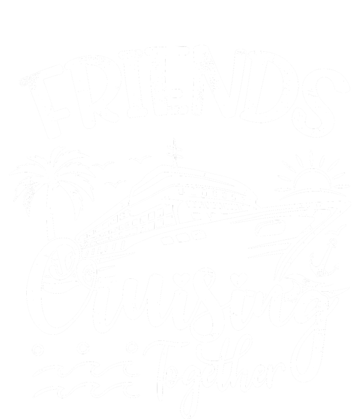 Friends Cruise 2024 Cruising Together Friends Matching Squad Tall Long Sleeve T-Shirt