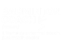 Badminton Coach Definition Funny Badminton Funny Gift T-Shirt