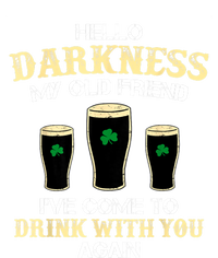 St. Patricks Day Hello Darkness My Old Friend Irish Shamrock Beer Day Gift T-Shirt