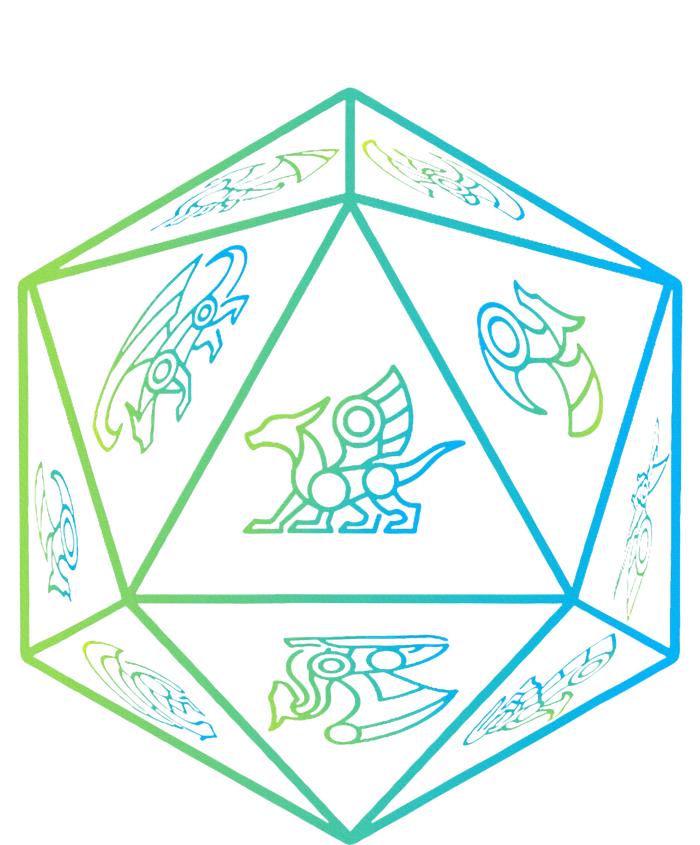 RPG Dragon Dice Polyhedral  RPG  Premium T-Shirt