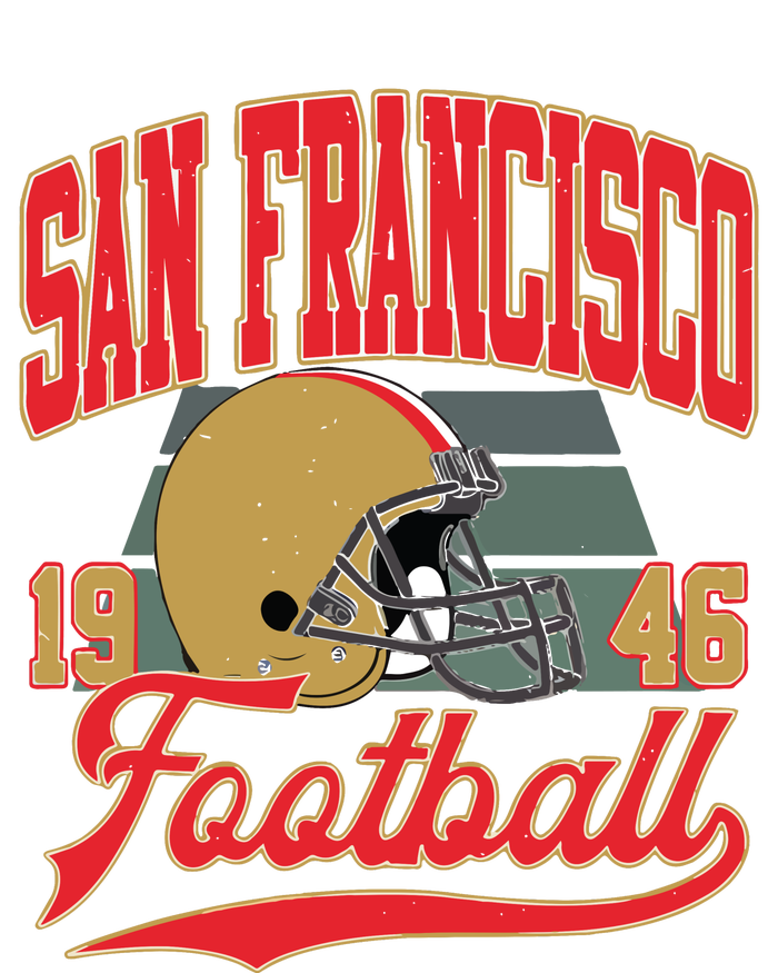 Vintage Style San Francisco Football Premium Crewneck Sweatshirt