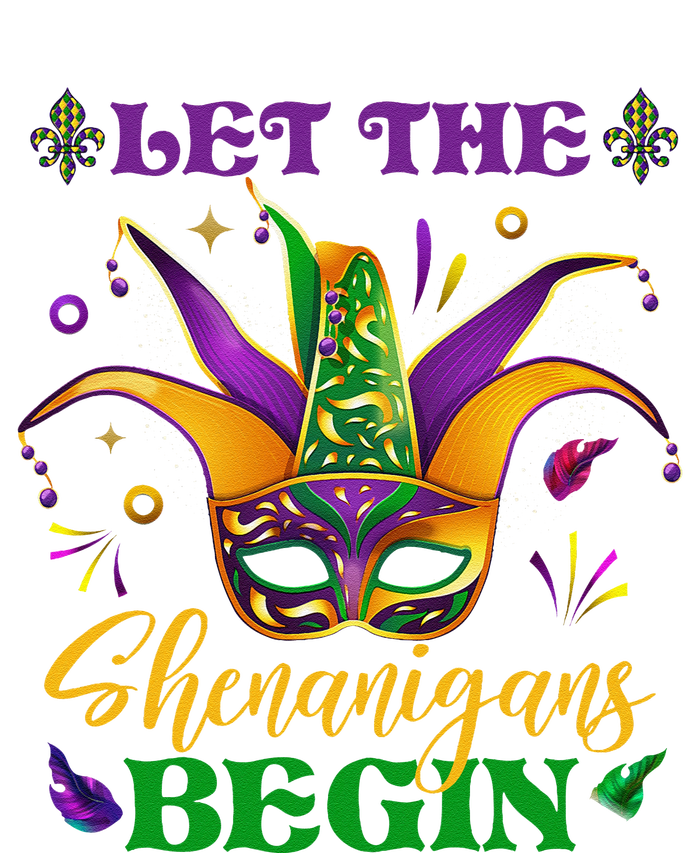 Cute Mardi Gras Mask Let The Shenanigans Begin Softstyle Adult Sport Polo