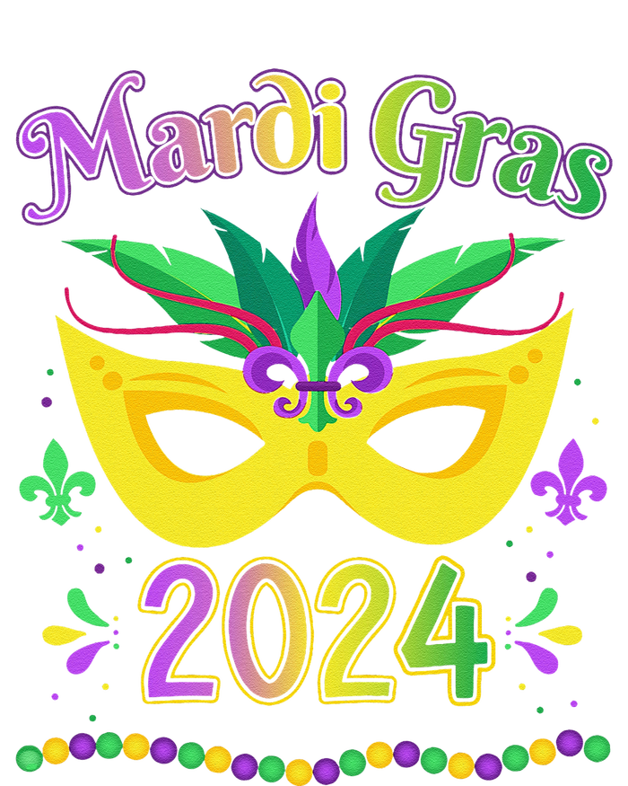 Mardi Gras 2024 Costume With Mask Button