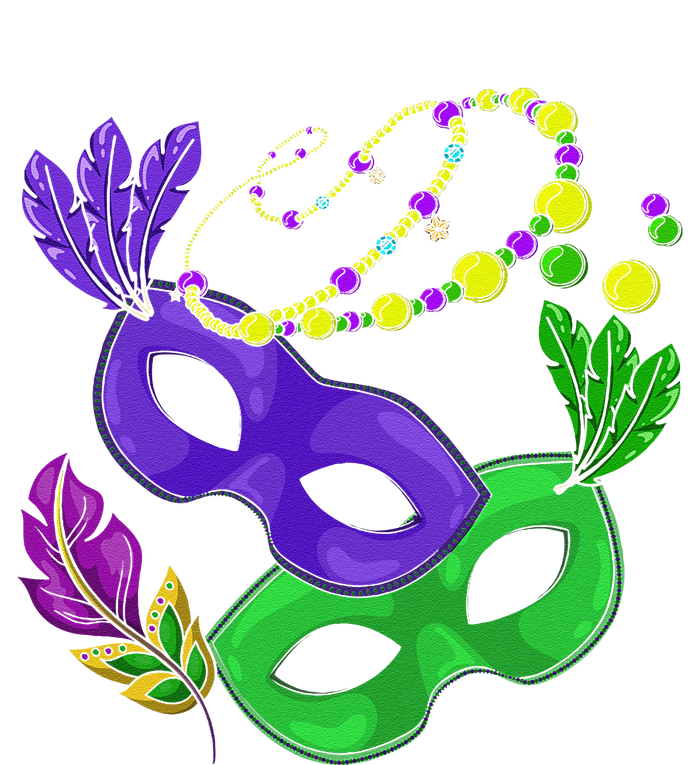 Parade Beads Carnival Masquerade Gift Mardi Gras T-Shirt