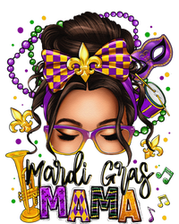 Mardi Gras Mama Messy Bun Mardi Gras Queen Carnaval Hoodie