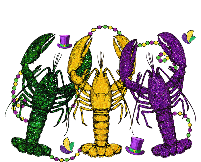 Mardi Gras Crawfish Happy Mardi Gras 2024 Matching Party Cooling Performance Crew T-Shirt