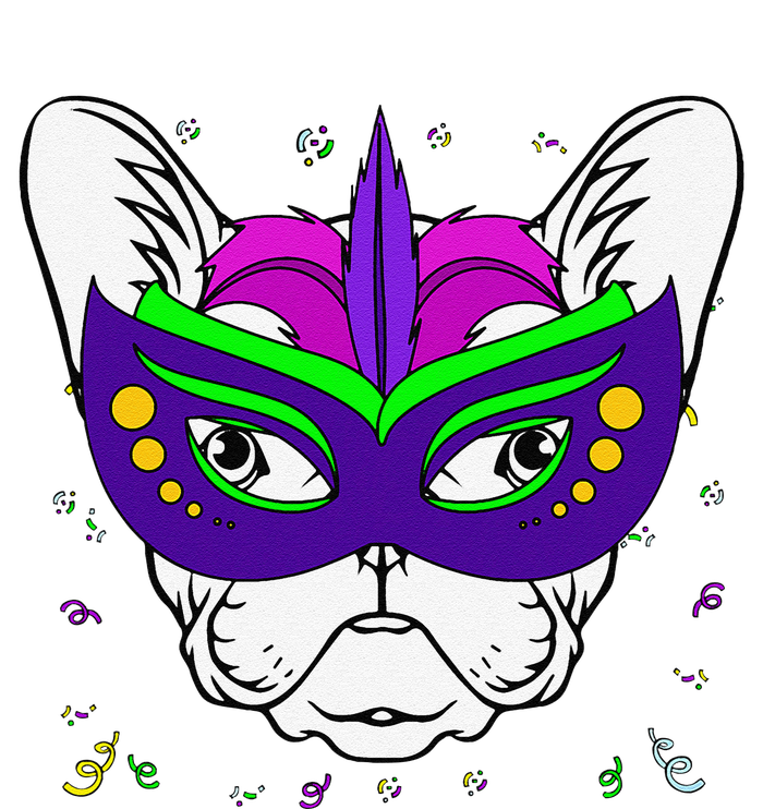 French Bulldog Mardi Gras Cute Dog Puppy Masquerade Party Mousepad