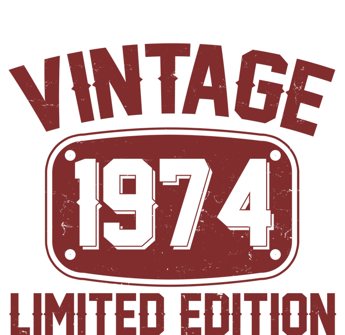 Vintage 1974 Limited Edition 50th Birthday T-Shirt