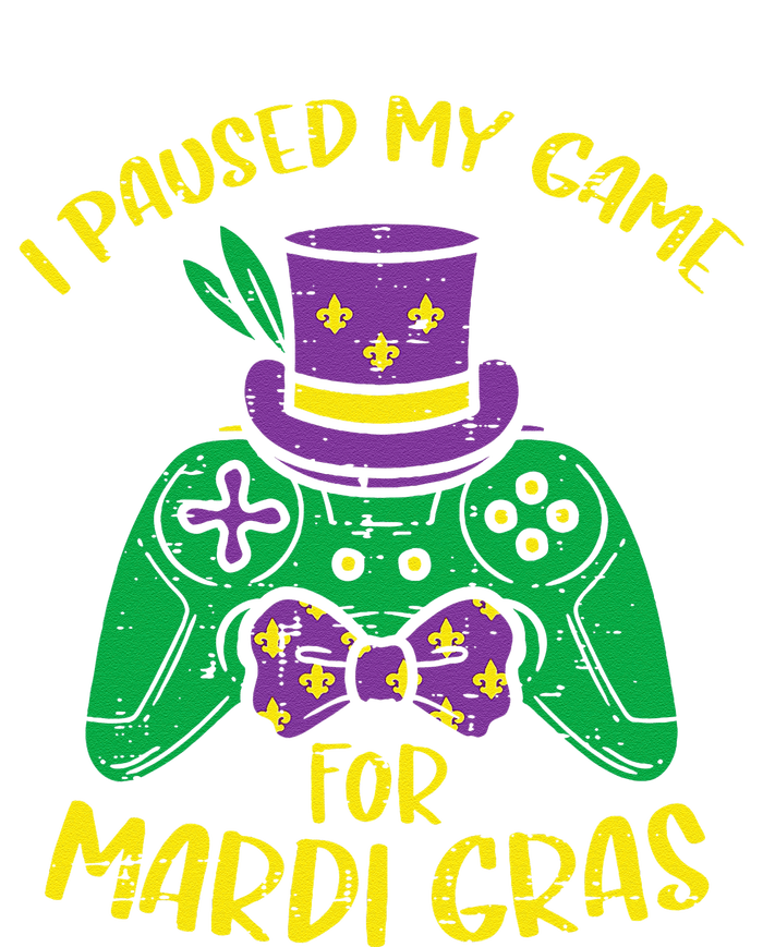 Gamer Paused My Game Mardi Gras Gaming T-Shirt