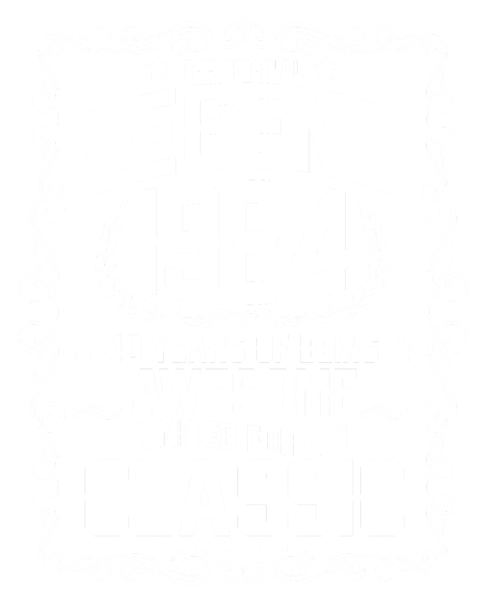 The Original Legend 1984 40th Birthday PosiCharge RacerMesh Polo