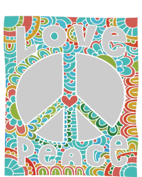 Peace Sign Love 60s 70s Tie Dye Hippie Costume Tie-Dye Long Sleeve Shirt